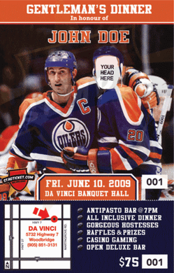 Wayne Gretzky Stag Party Invites