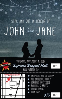 A Starry Night Invation